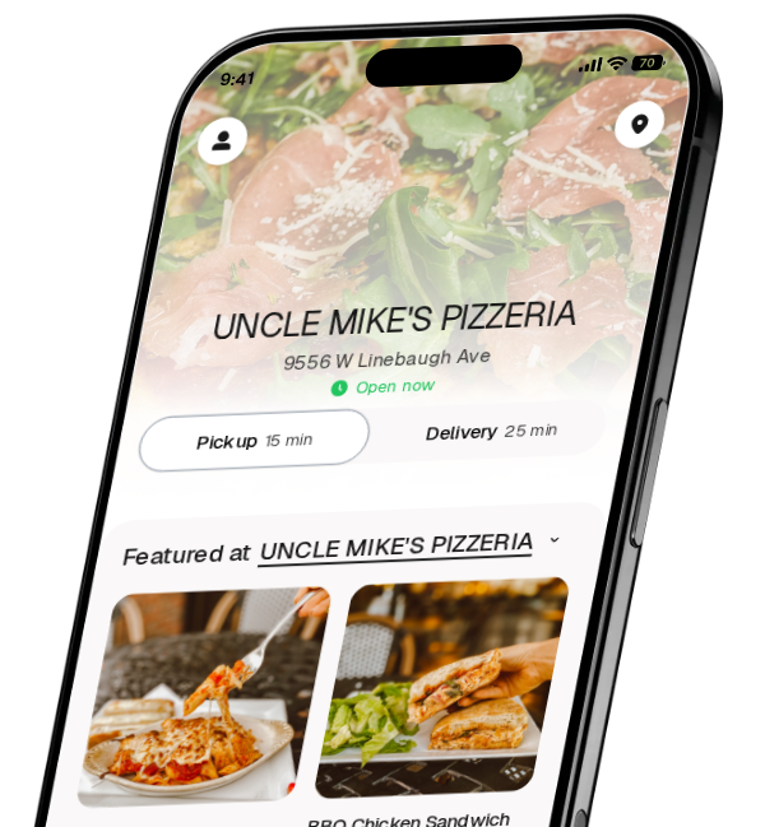 UNCLE MIKE'S PIZZERIA app preview