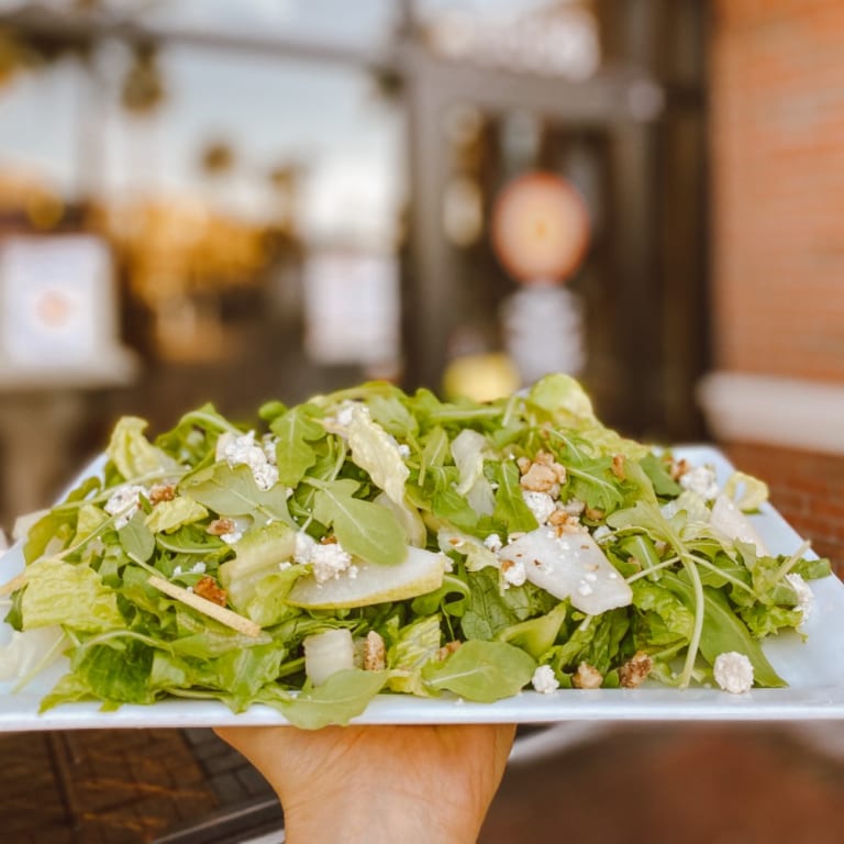 Pear & Gorgonzola Salad.