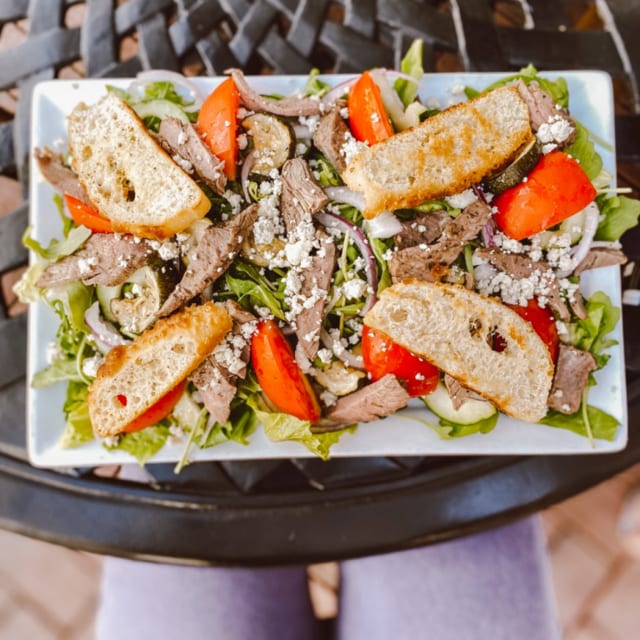 Steak & Gorgonzola Salad.