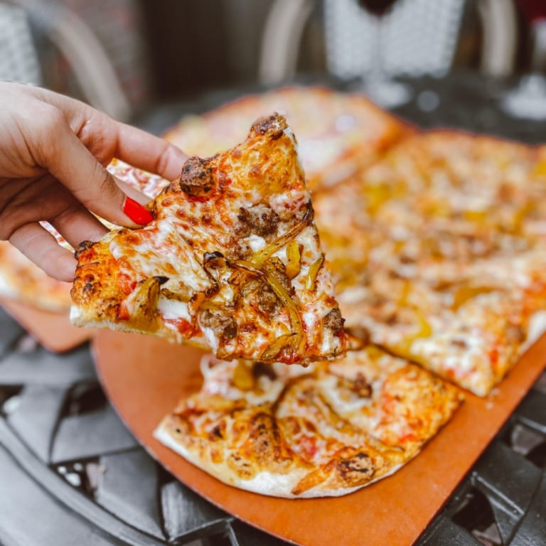 Sausage & Peppers Pizza.
