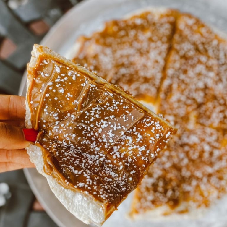 Dulce De Leche Pizza.