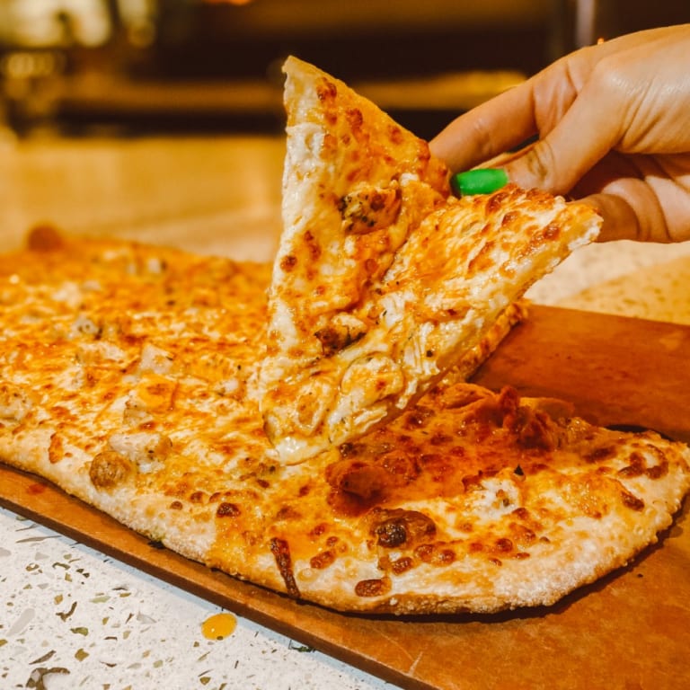 Buffalo Chicken Pizza.