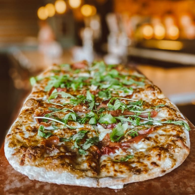 Sweet Prosciutto Pizza.