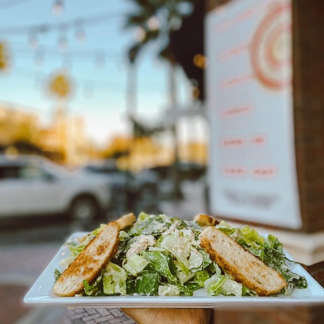 CLASSIC CAESAR SALAD + A TO-GO COKE.